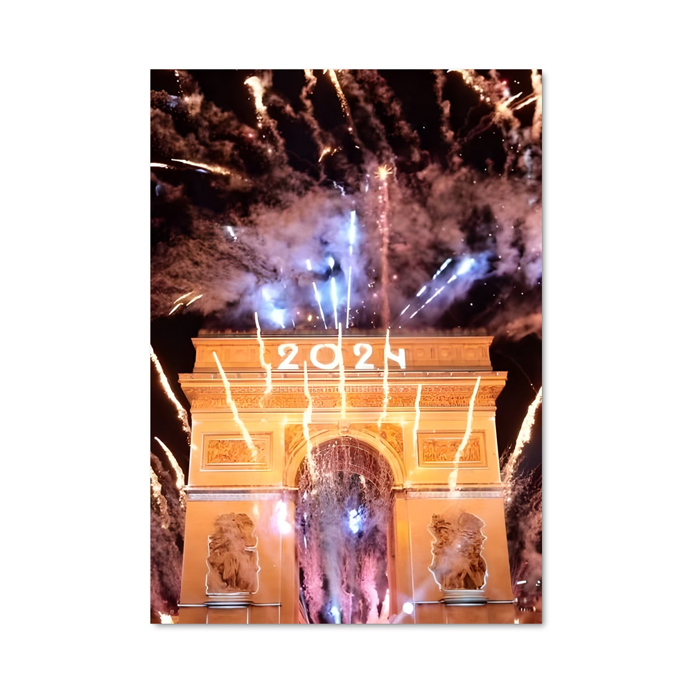 Poster Feux d'Artifice au Cœur de Paris